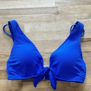 Shade & Shore blue bikini top 34C